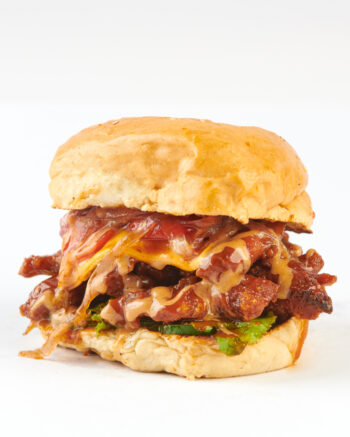 Chicken tenders burger